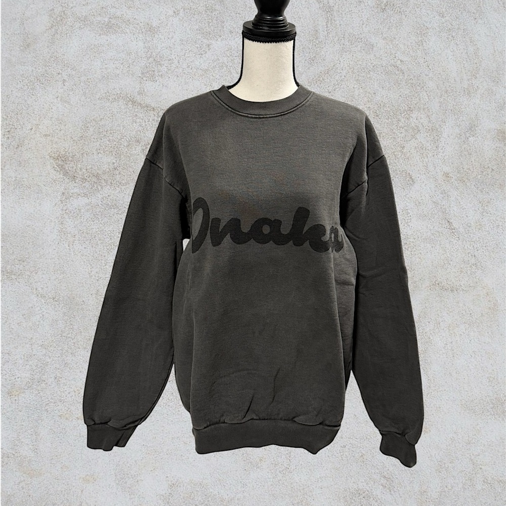 Inaka Power Gray Charcoal Crewneck Top